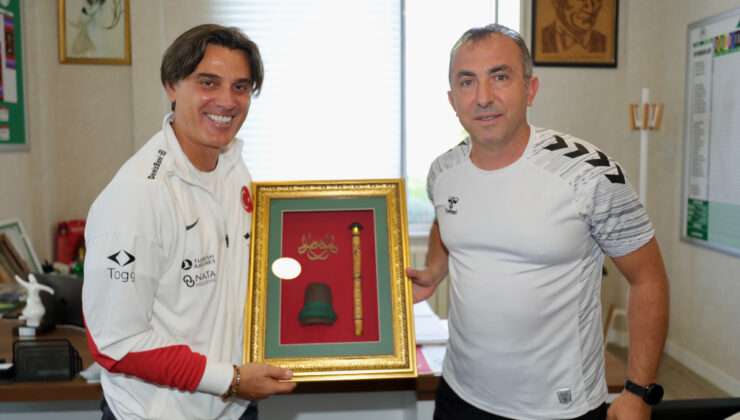 Recep Uçar, A Milli Futbol Takımı’nı ağırladı