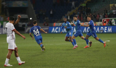 Rizespor, Gençlerbirliği’ni 90+3’te geçti