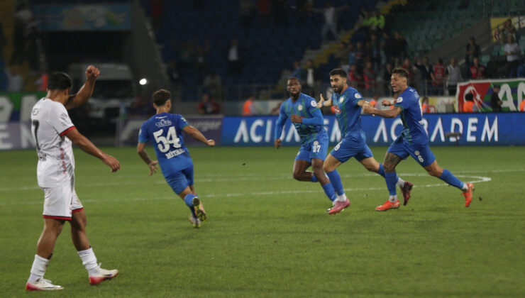 Rizespor, Gençlerbirliği’ni 90+3’te geçti