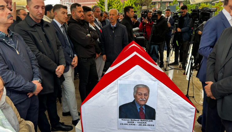 Şair ve yazar Yavuz Bülent Bakiler’in cenaze töreni düzenlendi