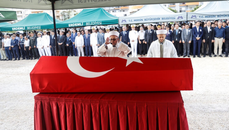 Şehit Uzman Çavuş Hüseyin Günay Mersin’de son yolculuğuna uğurlandı