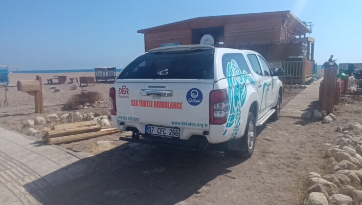 Türkiye’nin ilk deniz kaplumbağası ambulansı Antalya’da hizmete girdi
