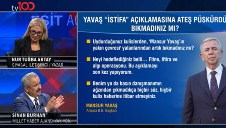 tv100 canlı yayınında Sinan Burhan kulisi: AK Parti’ye geçmesi beklenen belediyeler