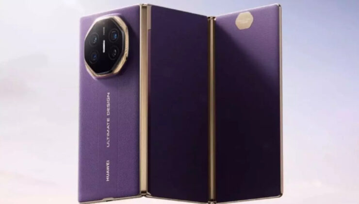 Üçe katlanan akıllı telefon Huawei Mate XTs tanıtıldı
