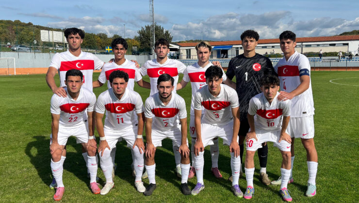 19 Yaş Altı Milli Futbol Takımı, İsveç’e 4 attı