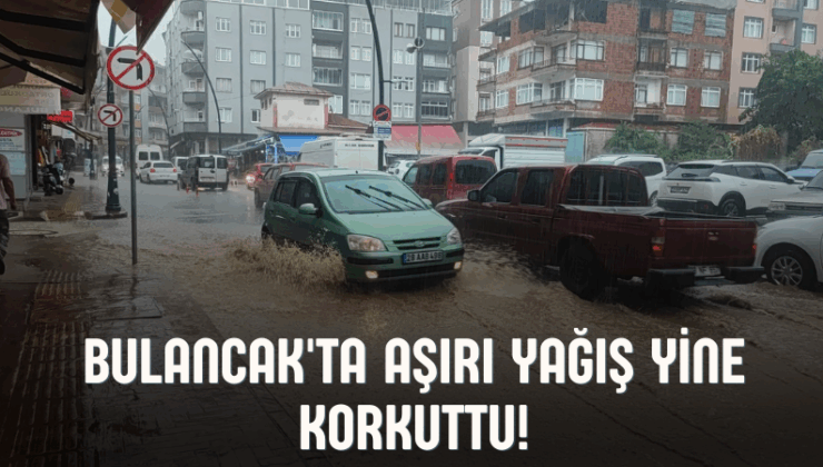 Bulancak’ta Yoğun Yağışa Karşı Kapsamlı Seferberlik Başlatıldı