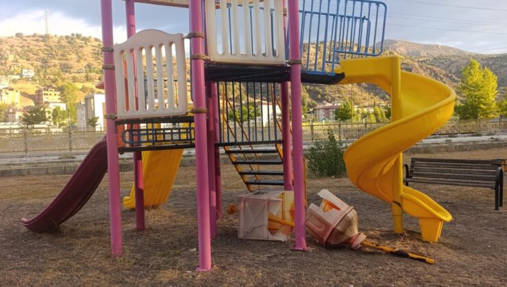 Çamoluk’un Tek Çocuk Parkı Tehlike Saçıyor