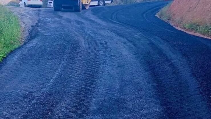 Giresun’da Köy Yollarına Sıcak Asfalt Hamlesi