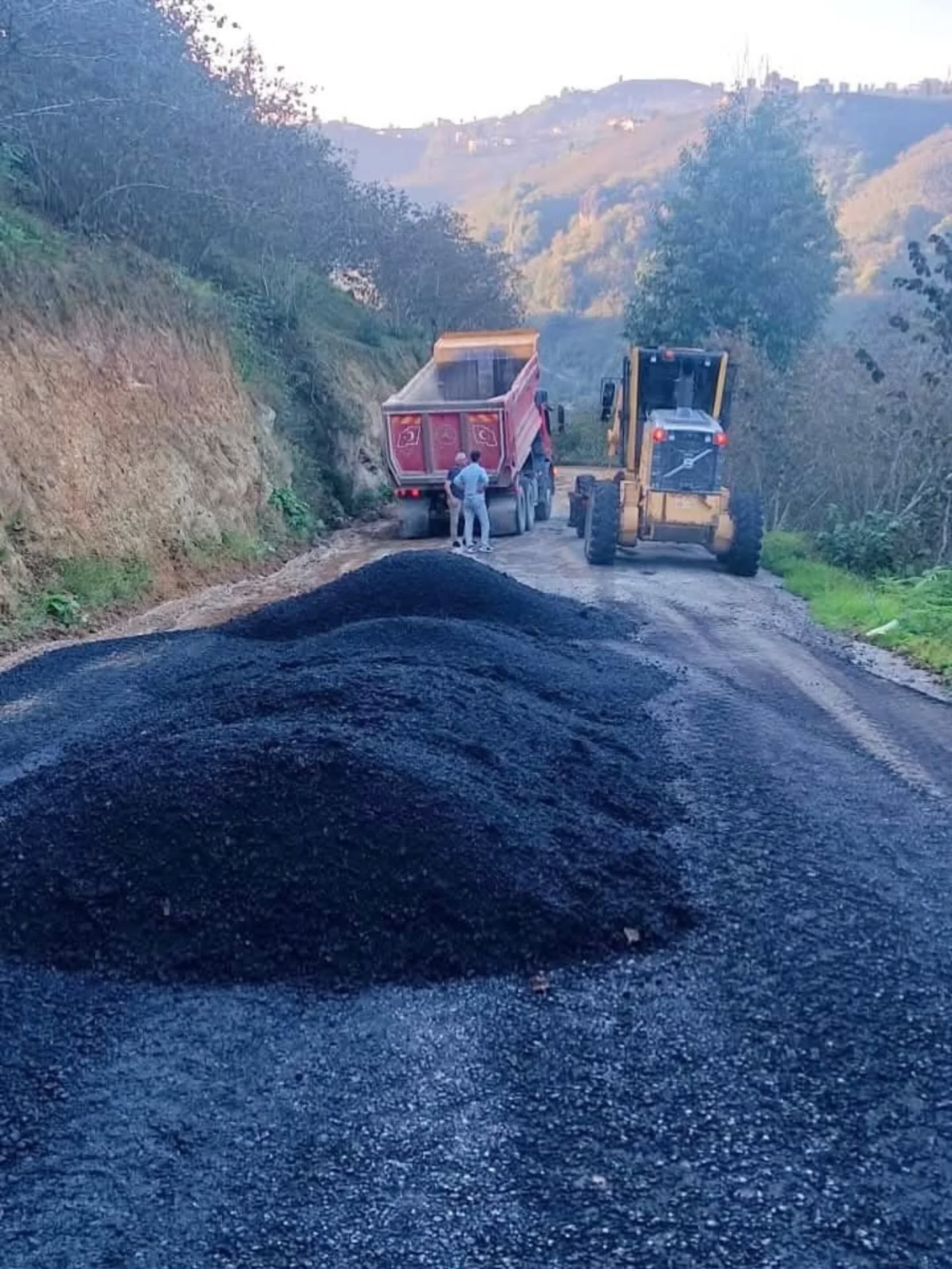 Giresun Köy Yolları Asfaltlama1