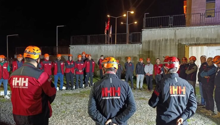 İHH Giresun Arama Kurtarma’dan Kritik Tatbikat
