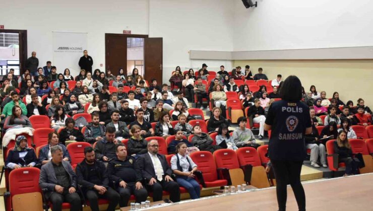 OMÜ Öğrencileri Uyuşturucu ve Siber Suçlara Karşı Bilinçleniyor