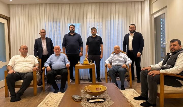 Şebinkarahisar Heyetinden Kanaat Önderi Salih Kacır ve HEAŞ Genel Müdürü Faruk Kacır’a Ziyaret