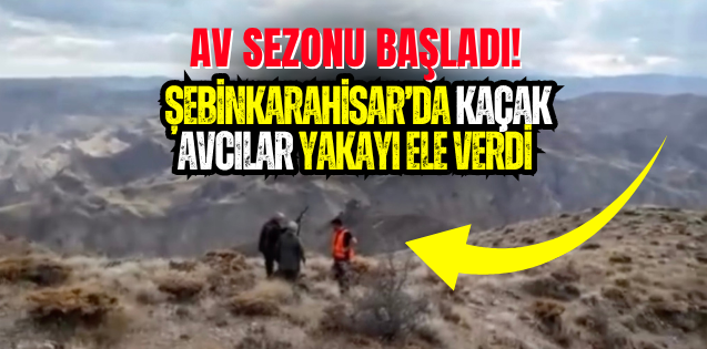 Şebinkarahisar Av Sezonu: Drone Destekli Denetimler Kaçak Avcılara Geçit Vermedi