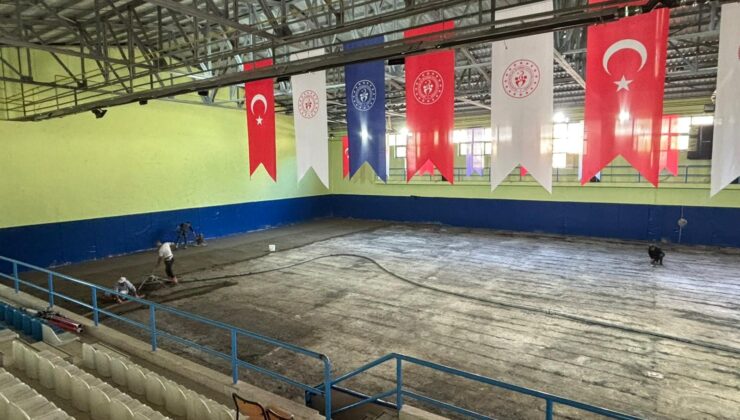 Şebinkarahisar Kapalı Spor Salonu’nda Kapsamlı Yenileme Başladı