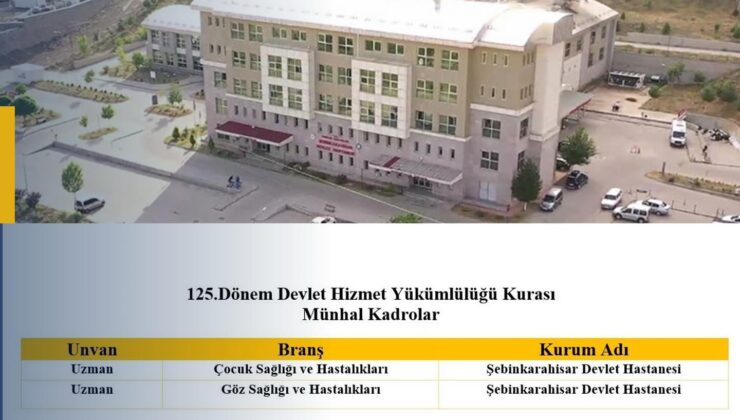 Şebinkarahisar Sağlık Hizmetlerinde Önemli Atılım