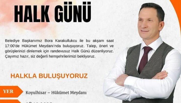 Koyulhisar Hükümet Meydanı’nda Randevusuz Görüşme