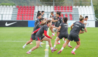 A Milli Kadın Futbol Takımı, Kosova maçının İstanbul’daki hazırlıklarını tamamladı