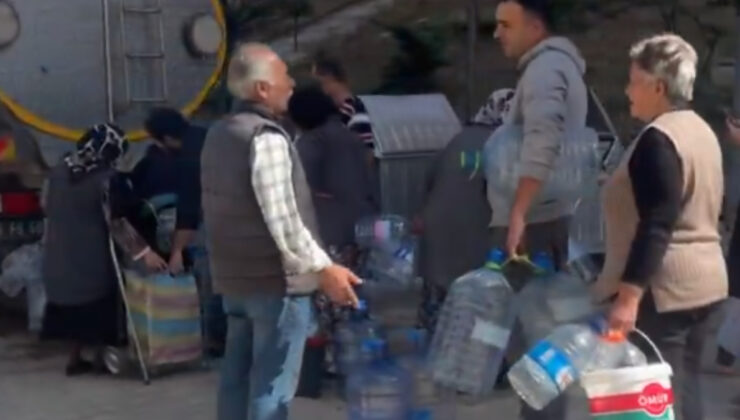 Ankara’da bitmek bilmeyen su kuyrukları