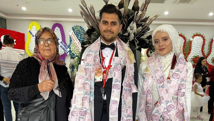 Antalya’da tek torununa düğünde ev, araba ve tarla hediye etti