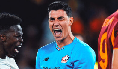 Berke Özer, damga vurdu! Lille, Roma deplasmanında kazandı