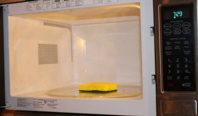 Bulaşık süngerini mikrodalgaya koyun, 2 dakikada tertemiz oluyor…