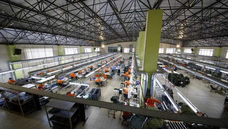 Ceza İnfaz Kurumlarında 70 bin hükümlü üretim yapıyor