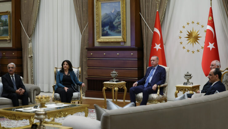 Cumhurbaşkanı Erdoğan, DEM Parti heyetini Beştepe’de kabul etti