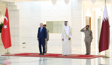 Cumhurbaşkanı Erdoğan, Katar Emiri Al Sani ile bir araya geldi