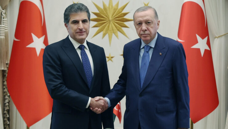 Cumhurbaşkanı Erdoğan, Neçirvan Barzani’yi kabul etti