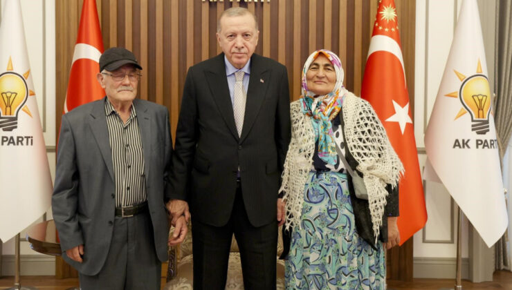 Cumhurbaşkanı Erdoğan, Şehit astsubay üstçavuş Ahmet Ünver’in ailesini kabul etti