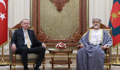 Cumhurbaşkanı Erdoğan, Umman Sultanı Heysem bin Tarık ile görüştü