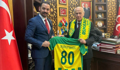 Devlet Bahçeli, Osmaniyespor’un onursal başkanı oldu