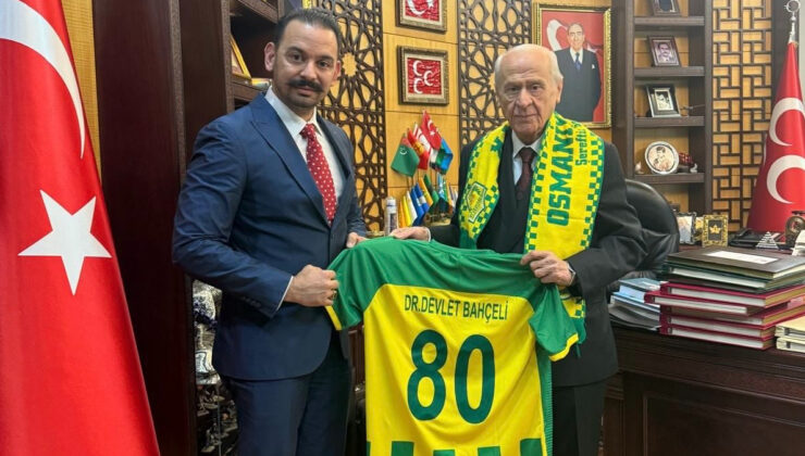 Devlet Bahçeli, Osmaniyespor’un onursal başkanı oldu