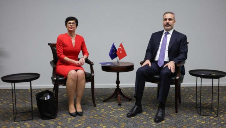 Dışişleri Bakanı Fidan, AB Komiseri Kos ile görüştü