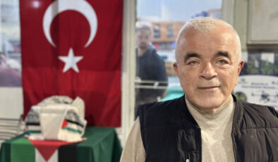 Düzce’de çay ocağının bir günlük gelirini Gazze’ye bağışladı
