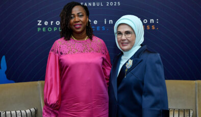 Emine Erdoğan, Sierra Leone Cumhurbaşkanı’nın eşi Fatima Maada Bio ile görüştü