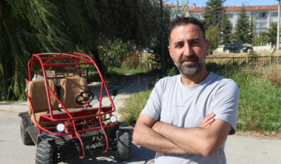 Eskişehir’de 20 bin TL’ye kendine hurdadan araç yaptı