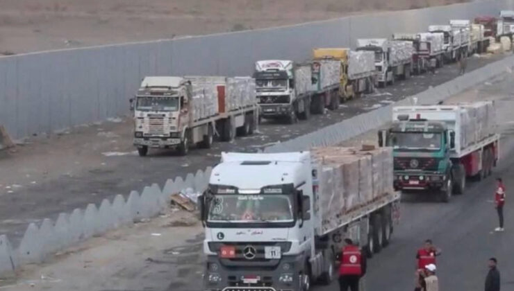 Gazze’de ateşkes sağlandı, yardımlar giriş yapmaya başladı