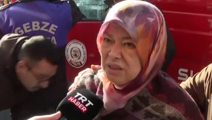 Gebze’de çöken binadan kurtulan kadın konuştu