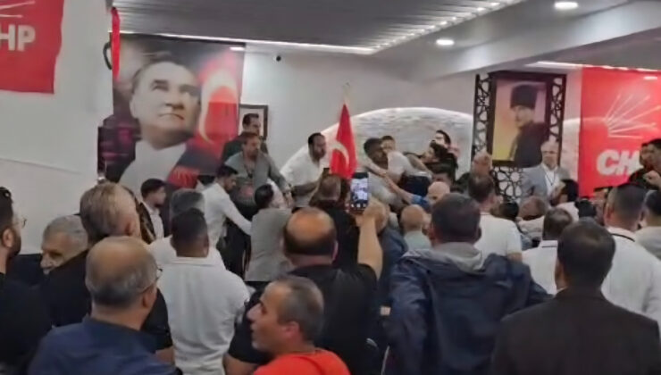 Hatay’da CHP ilçe kongresinde partililer arasında kavga