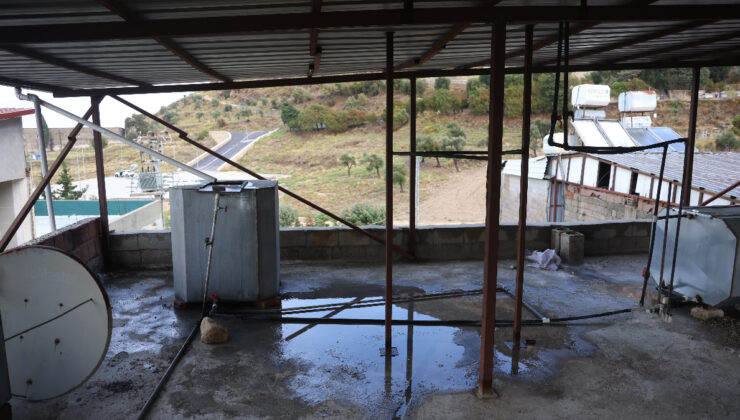Hatay’da kurduğu sistemle yağmur suyunu depolayarak evinde değerlendirdi