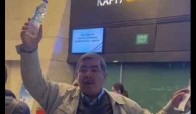 Havalimanında suyun 80 liraya satılmasına isyan etti: Memleket ne hale gelmiş