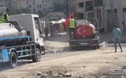İHH, su krizinin yaşadığı Gazze’de tankerlerle su dağıttı