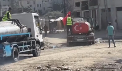 İHH, su krizinin yaşadığı Gazze’de tankerlerle su dağıttı