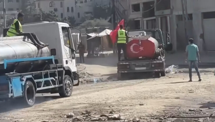 İHH, su krizinin yaşadığı Gazze’de tankerlerle su dağıttı