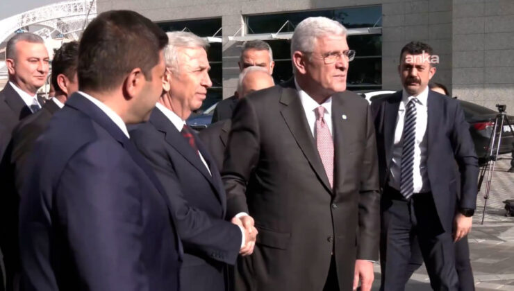 İYİ Parti liderinden Mansur Yavaş’a destek ziyareti