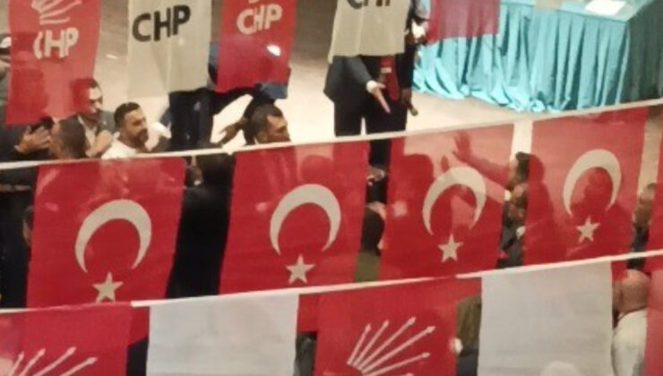 Kahramanmaraş’ta CHP kongresinde kavga çıktı