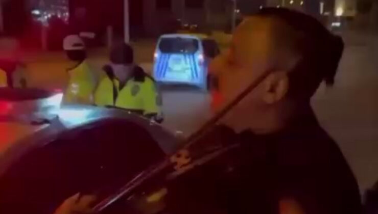 Karabük’te renkli trafik denetimi: Şoför ceza yerken fasıl ekibi darbuka çaldı