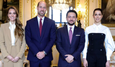 Kate Middleton ile Ürdün Kraliyet gelini Prenses Rajwa bir arada