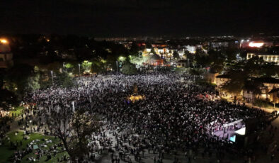 Konyalılar Gazze için sessiz eylem gerçekleştirdi